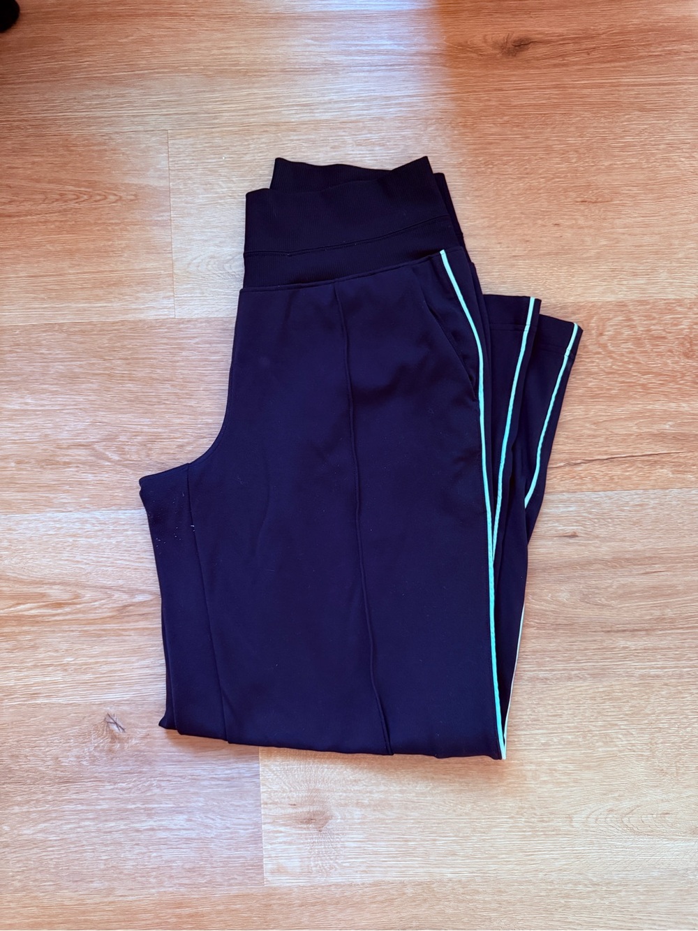 Athleta Venice Wide Leg Stripe Track Pant